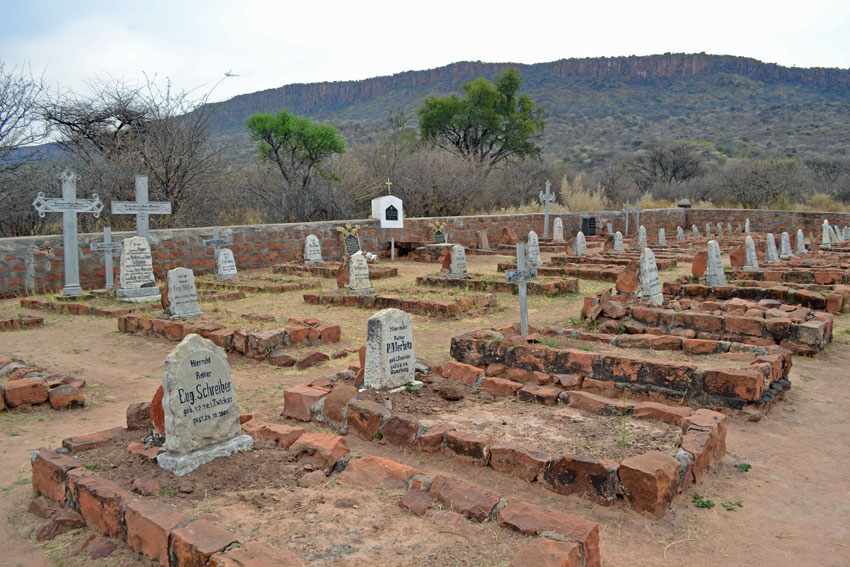 Graves at Waterberg Plateau Park. Photo ©Ron Swilling
