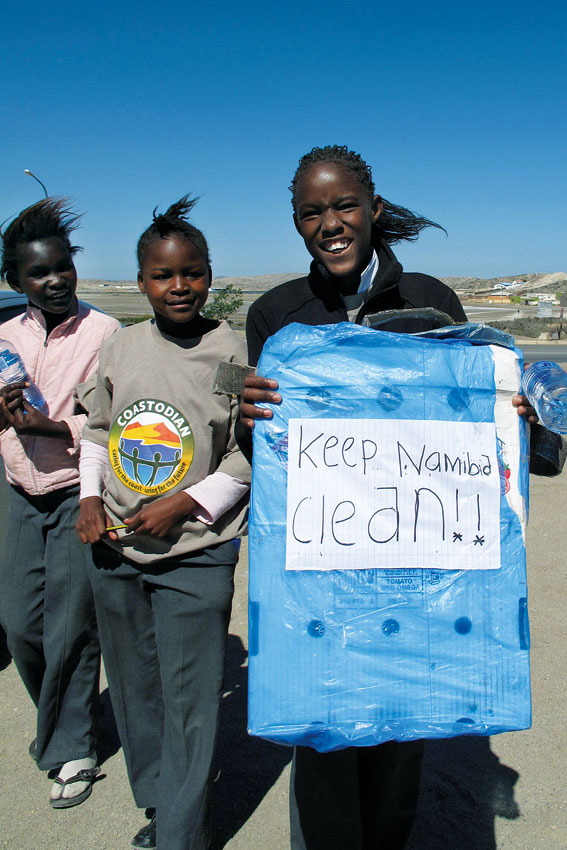 Keep Namibia clean campaign by Ginger Mauney
