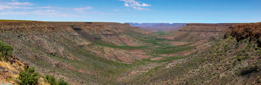 Panoramic view from Grootberg Lodge. Photo ©Christie Keulder