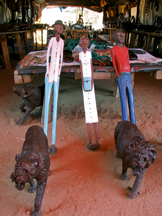Okahandja woodcarvers market. Photo © Ron Swilling